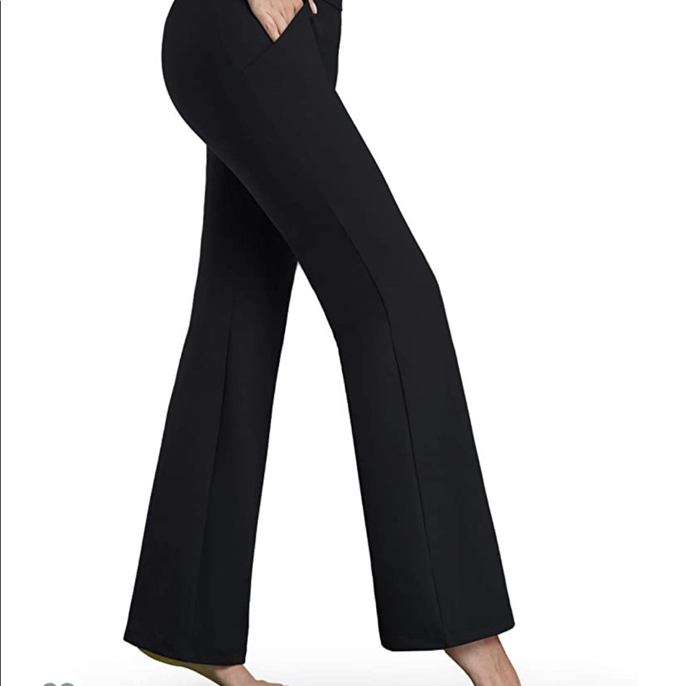 Yoga Dress Pants Bootcut, Slant Pockets, Flare,